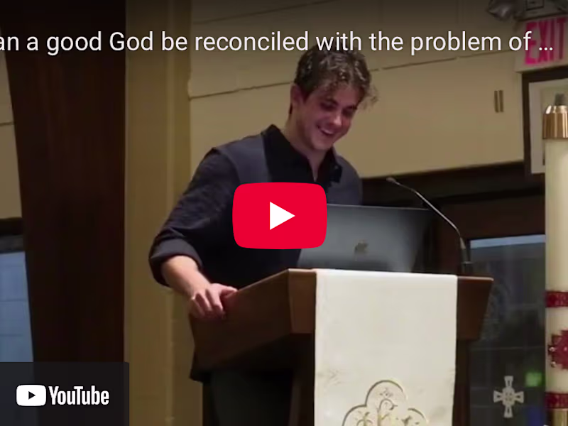 Cover image for Academic Talk: The problem of Evil and God