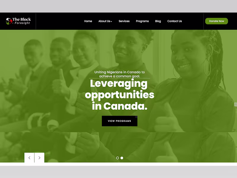 Cover image for The Block-Foresight Website