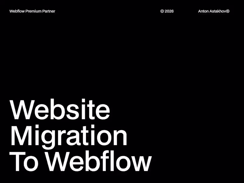 Cover image for Website Migration To Webflow
