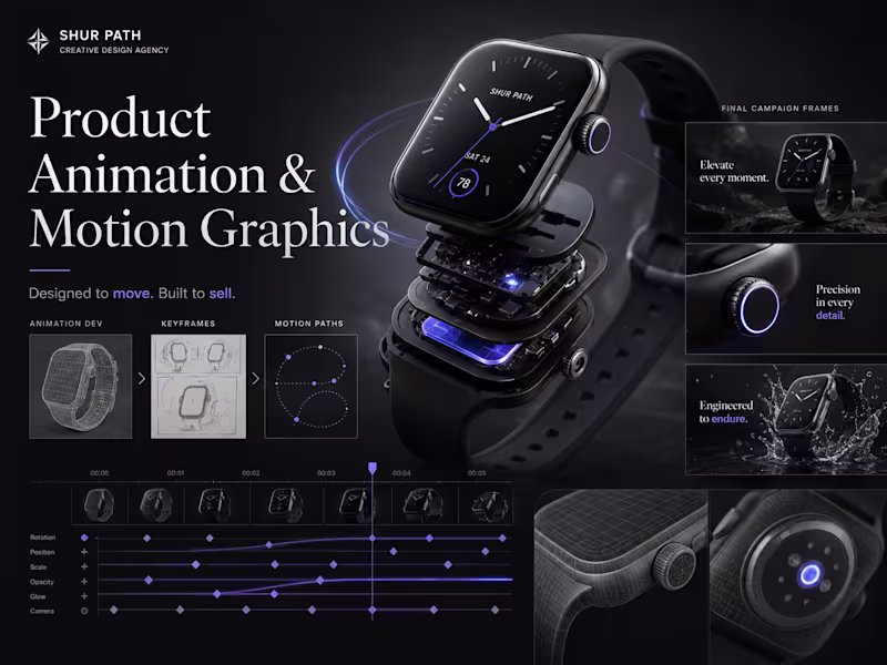 Cover image for Product Animation & Motion Graphics