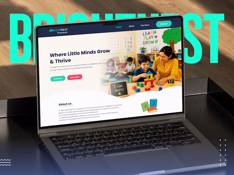 Cover image for BrightNest- Framer Website

BrightNest Preschool is