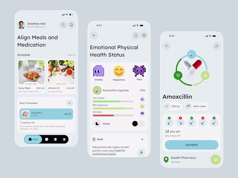 Cover image for Batter View https://dribbble.com/shots/27012263-Medication-W...