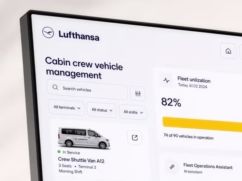 Cover image for Cabin Crew Transport Management Dashboard