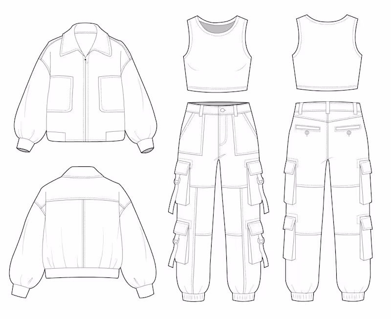 Cover image for Technical Flat Sketches