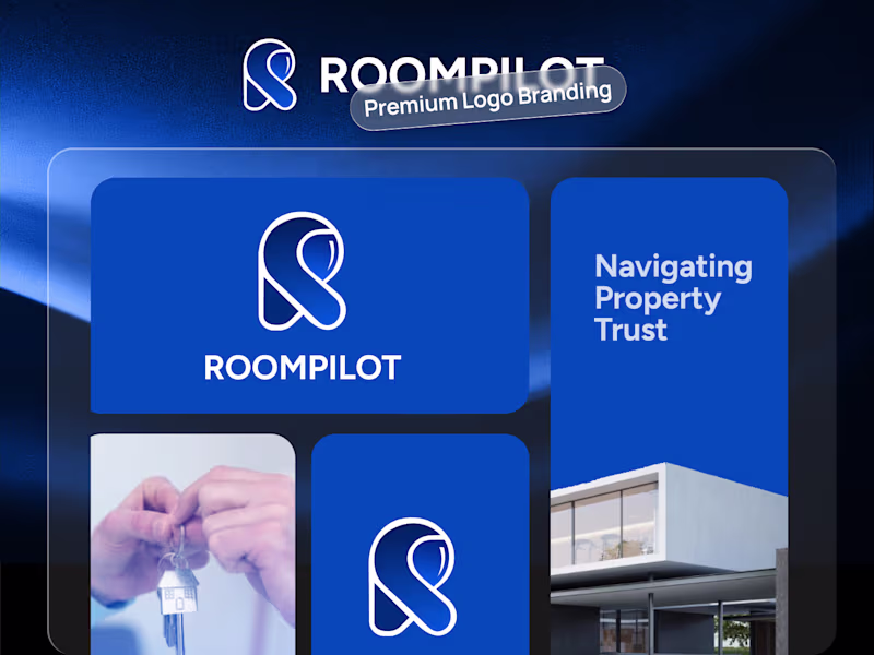 Cover image for RoomPilot : Brand Identity Logo Design
