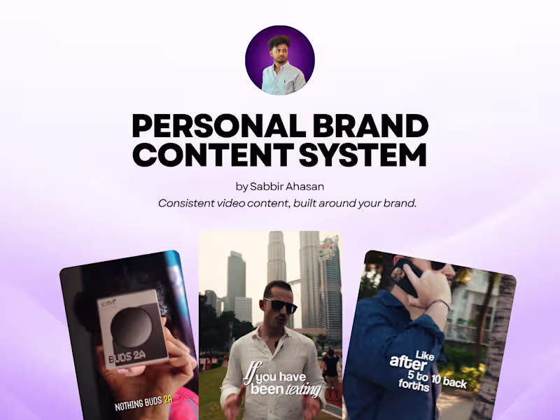 Cover image for PERSONAL BRAND CONTENT SYSTEM