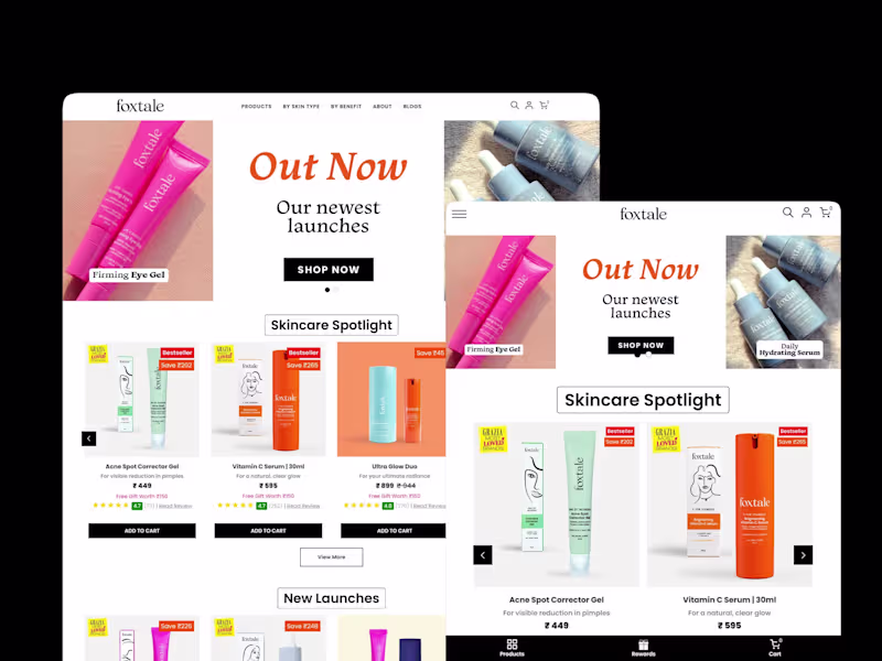 Cover image for Foxtale | Skincare | foxtale.in | India | Shopify Plus