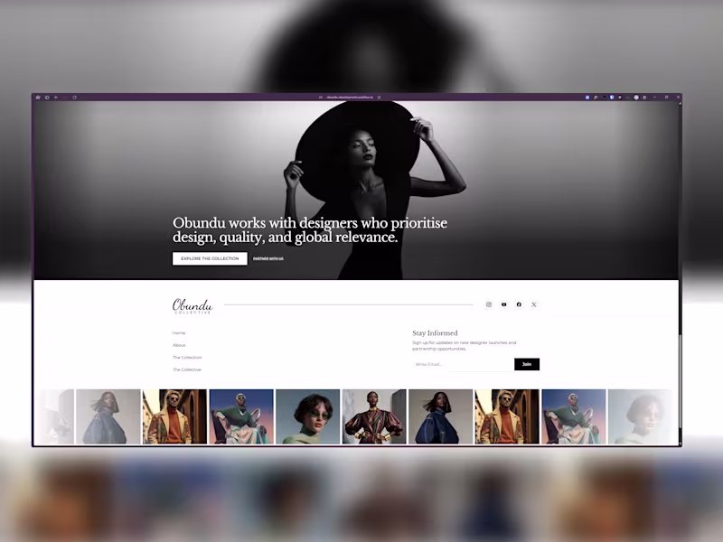 Cover image for Obundu Footer