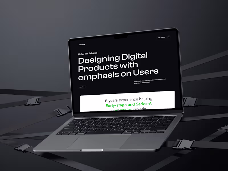 Cover image for Adekola Durodola Portfolio - Webflow Development