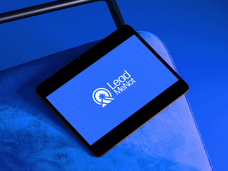 Cover image for LeadMeNot | Logo Refresh • Pitch Deck Design