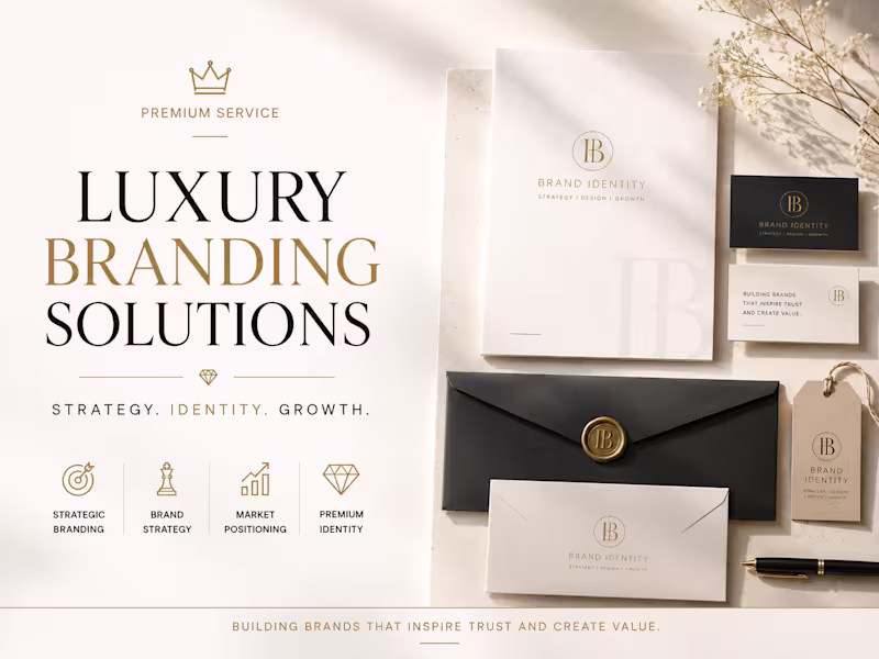 Cover image for Luxury Brand Identity & Business Growth Strategy