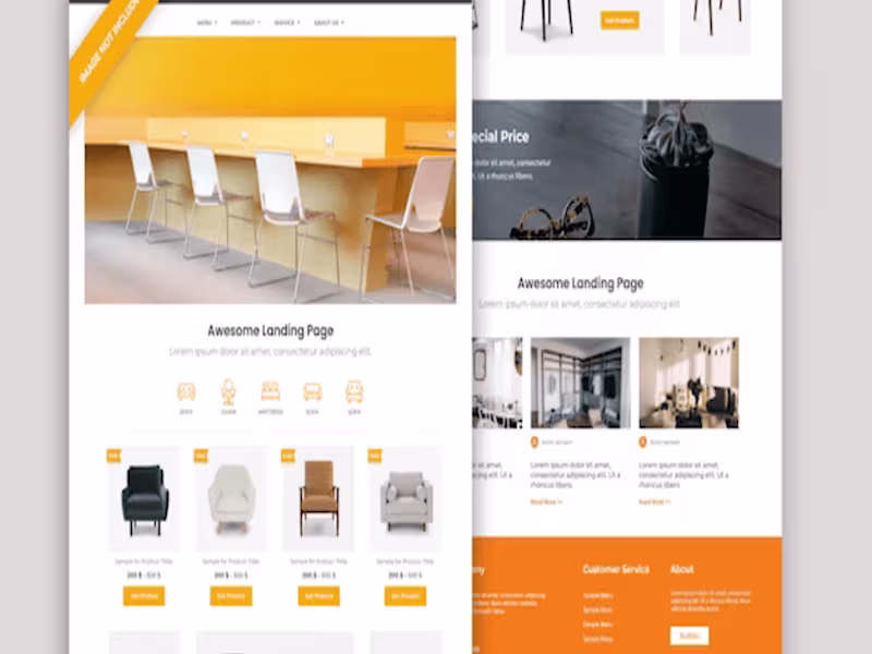 Cover image for Stunning WordPress Furniture Website Design