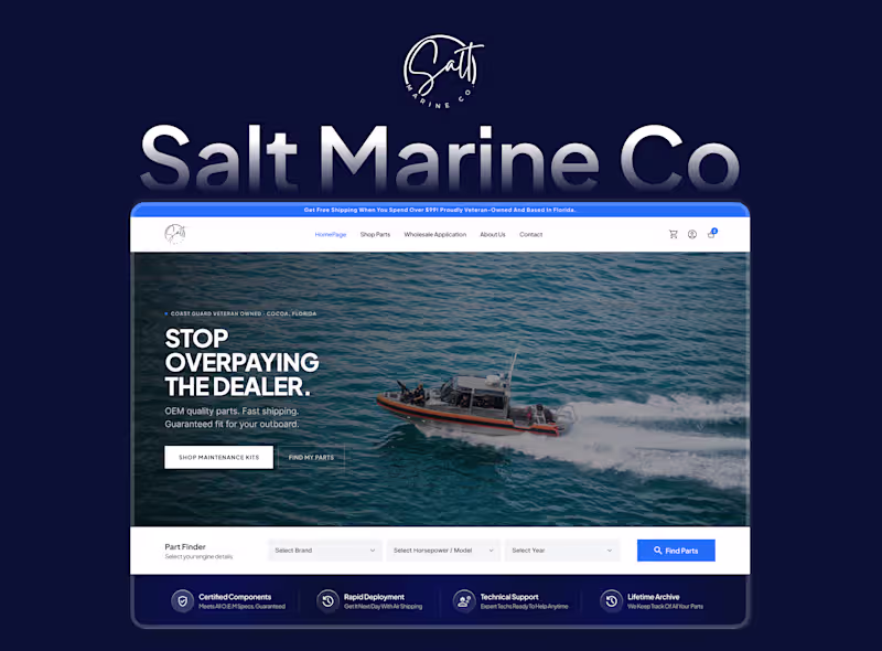 Cover image for Salt Marine Co., a premium