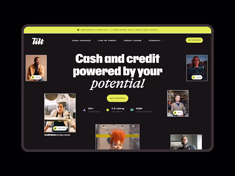 Cover image for Brand assets & Website for a Fintech company