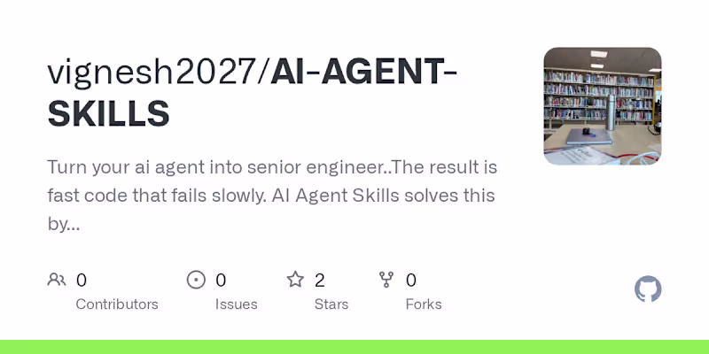 Cover image for AI Agent Skills Workflow Framework Development