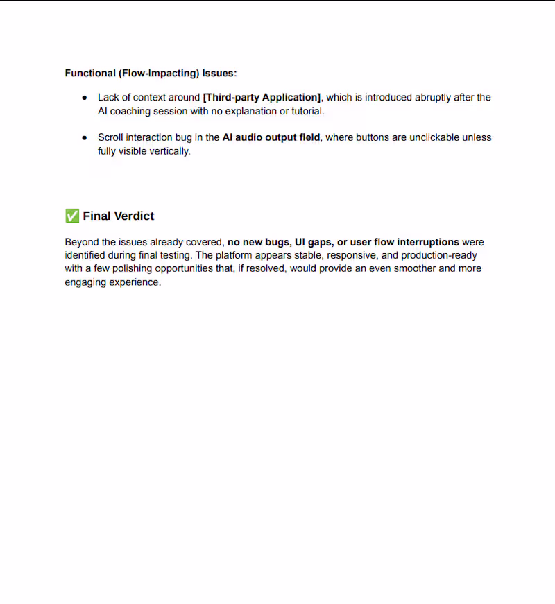 Cover image for I performed end-to-end quality assurance