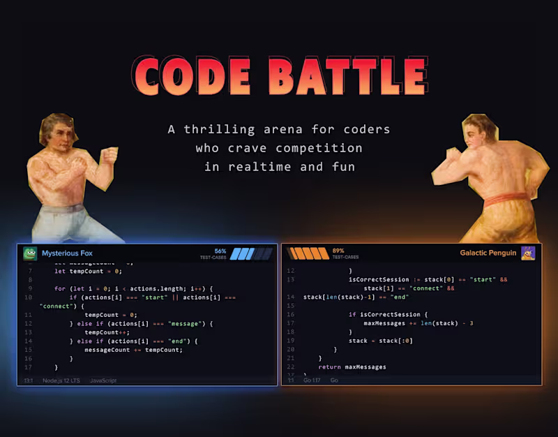 Cover image for Code Battle — UI/UX
