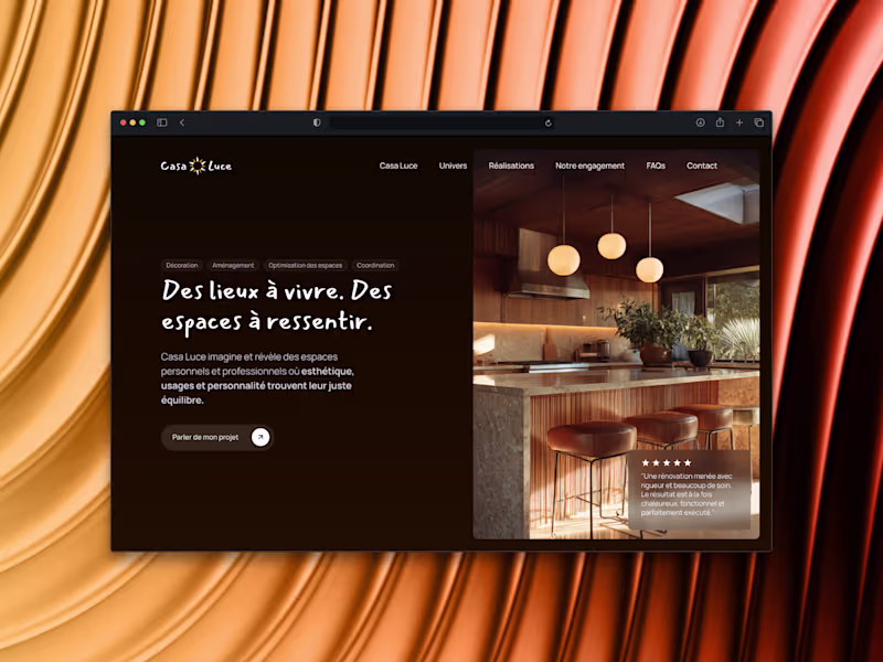 Cover image for Casa Luce - Brand Identity & Website