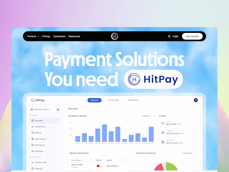 Cover image for HitPay Hero Animation | Three.js + Framer Code Component
