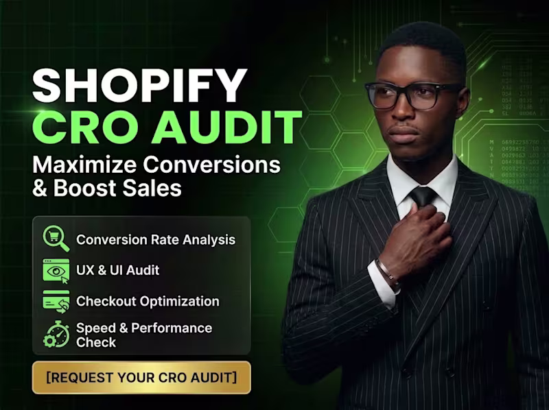 Cover image for Shopify CRO Audit — Find Exactly Why You're Losing Sales