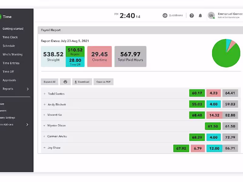 Cover image for Quickbooks Specialist for Hour Tracking and Invoicing