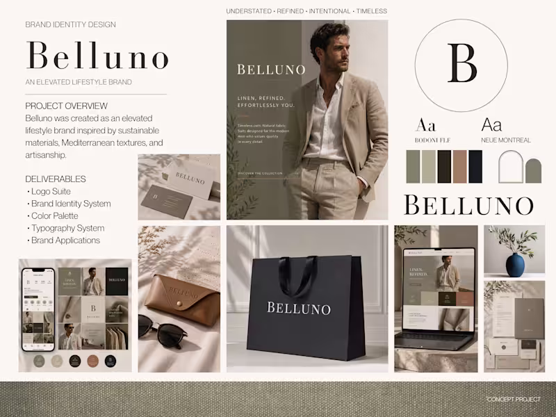 Cover image for Belluno | Luxury Lifestyle Brand Identity
