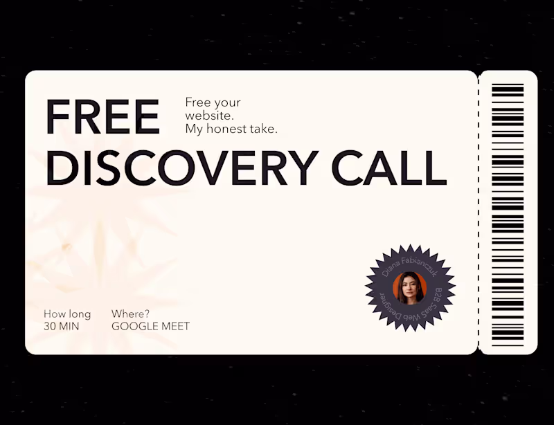 Cover image for Free Discovery Call — New Website or Redesign