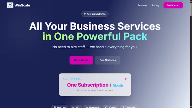 Cover image for Built a Modern Full-Stack Website for a Creative Agency