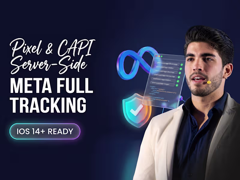 Cover image for Meta Pixel Setup, Conversions API CAPI, and Facebook tracking
