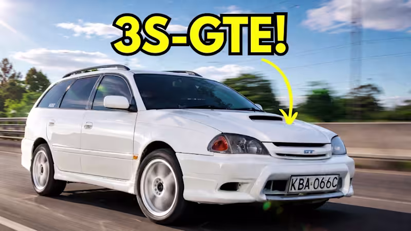 Cover image for Toyota Caldina GT-T Review