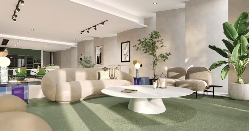 Cover image for Luxury Apartment Interior 3D Rendering
