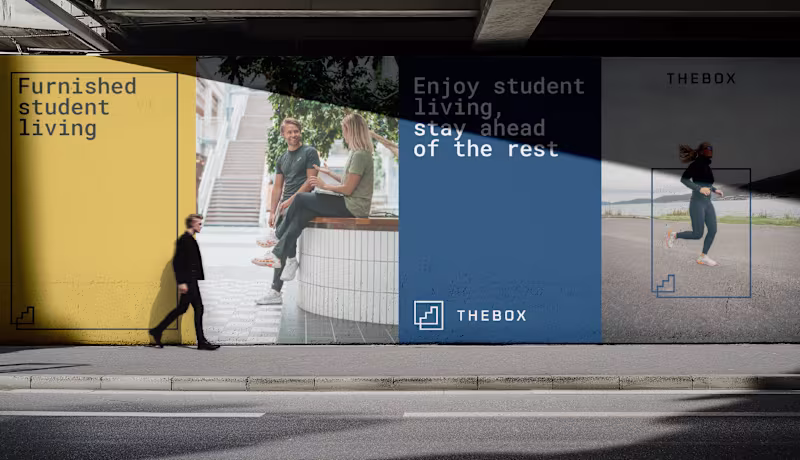 Cover image for Brand Identity for The Box Student Dorm