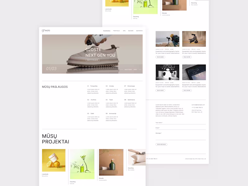 Cover image for DoPhoto—Vizualinisdizainas&Svetainėssukūrimas&SEOproduktofotografijosstudijai