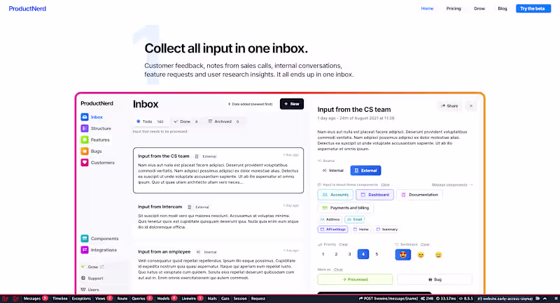 Cover image for Product Nerd — SaaS Product