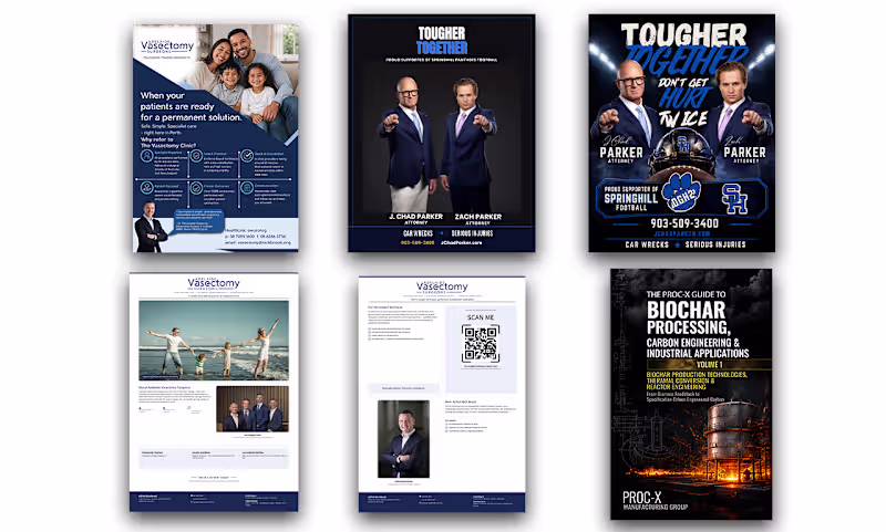 Cover image for From Client Problems to Visual Solutions | Multi-Industry Graphi