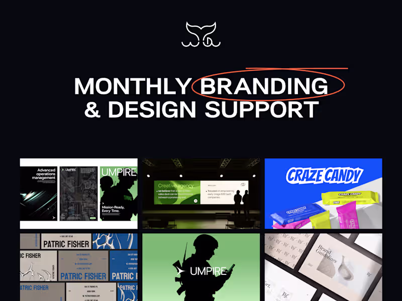 Cover image for Monthly Branding & Design Support 