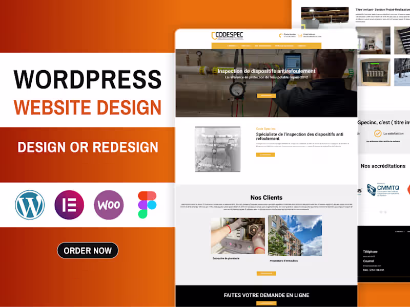 Cover image for WordPress Website Design for SaaS & Businesses