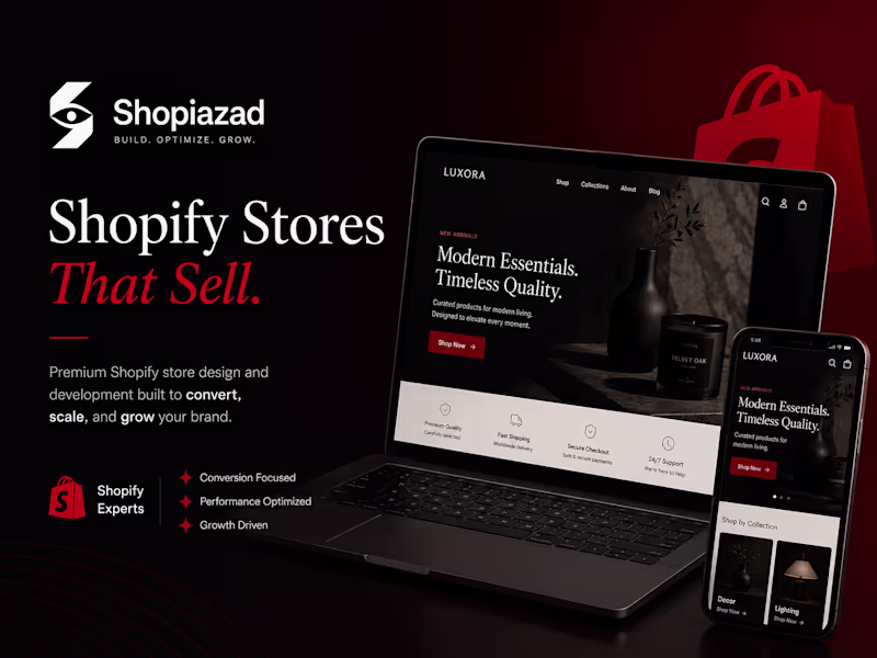 Cover image for Shopify Store Design & Development