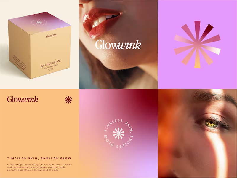 Cover image for Glowink Skincare Brand Identity