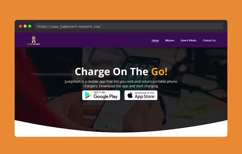 Cover image for JumpStart Network Landing Page Design & Development