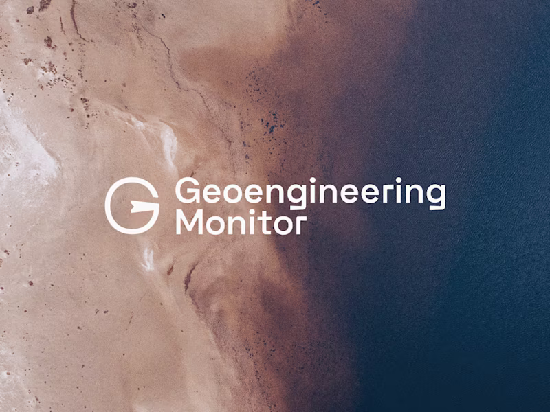 Cover image for Brand Identity of Geoengineering Monitor