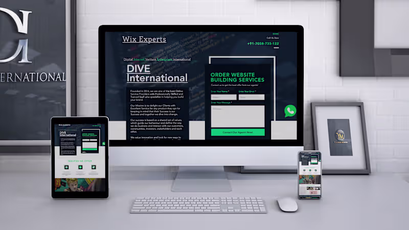Cover image for Wix Website Designing