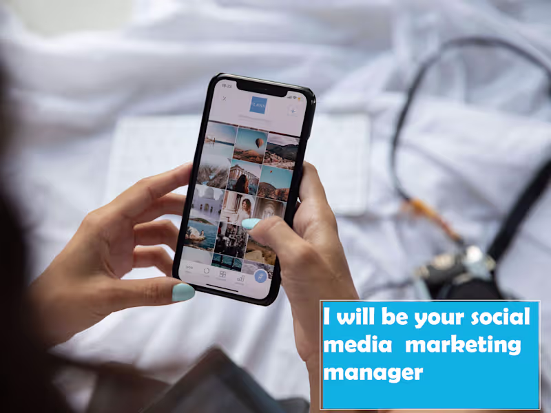 Cover image for I Will be your social media manager and content creator