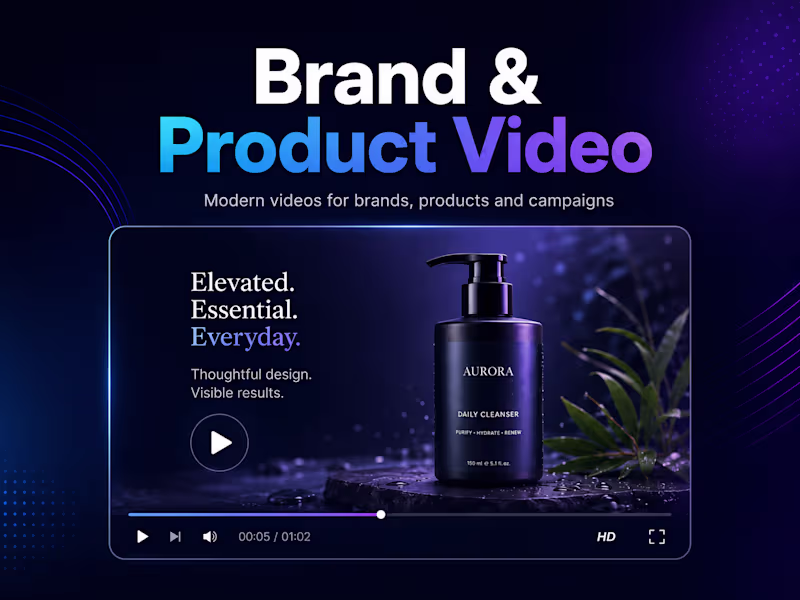 Cover image for Brand & Product Video