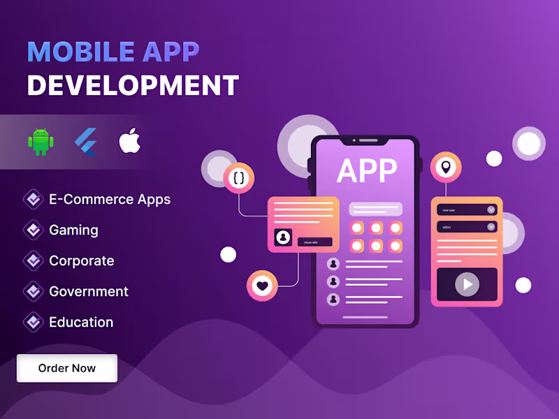 Cover image for Mobile App Development for Android & iOS
