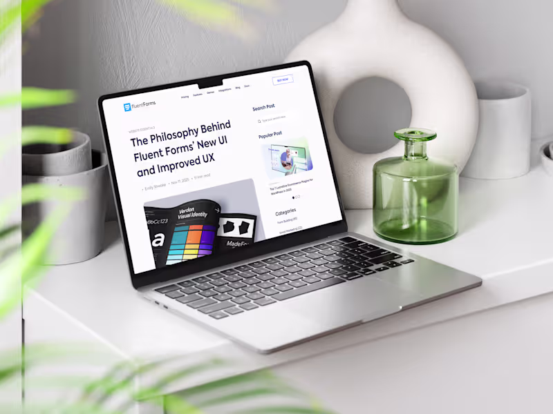 Cover image for WordPress Blog Page UI Clean,