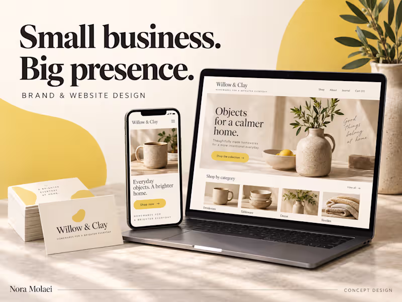 Cover image for Brand & Website Design for Small Businesses