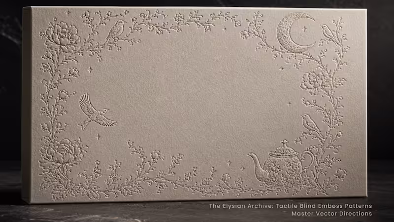 Cover image for The Elysian Archive: Tactile Blind Embossing