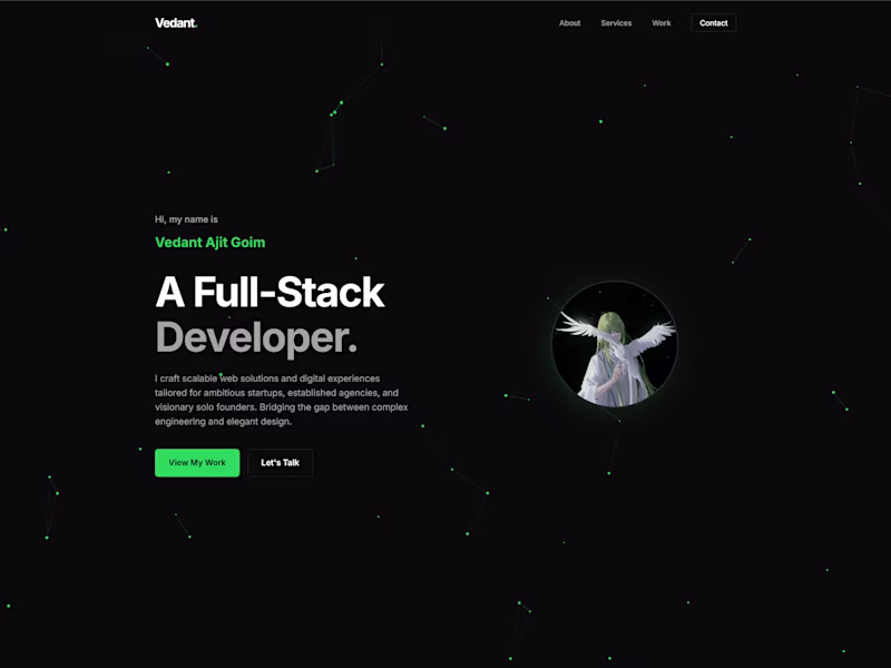 Cover image for Custom Portfolio Website: Next.js & Framer Motion