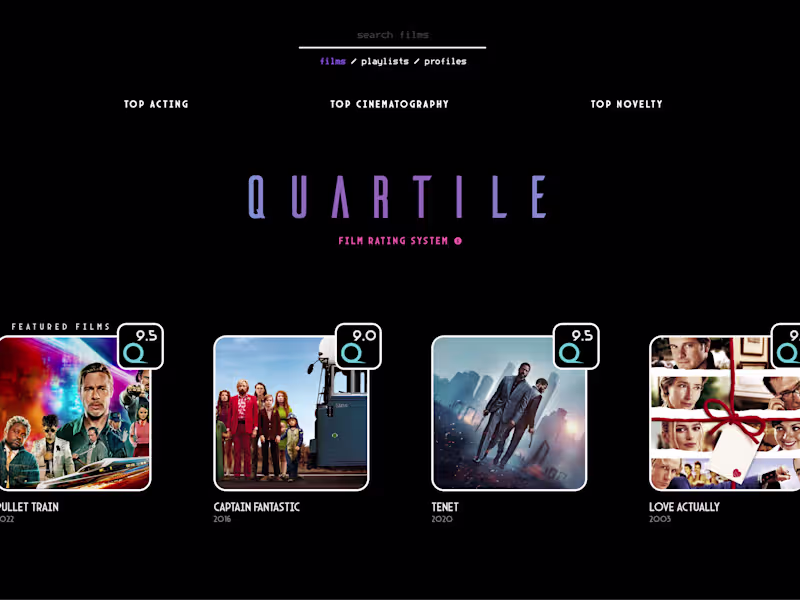 Cover image for Quartile - Fullstack Web App Development